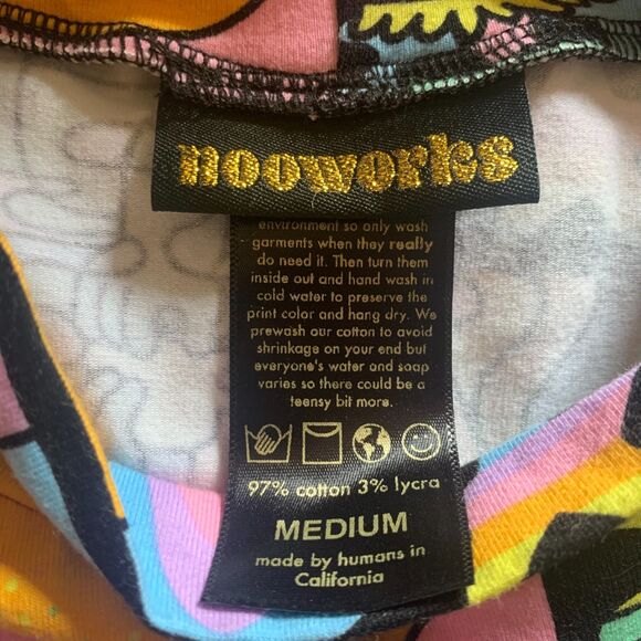 Nooworks Tonya Dress in Dreyfus Print Sz M Multicolor Art Teacher Maximalist - Picture 6 of 6